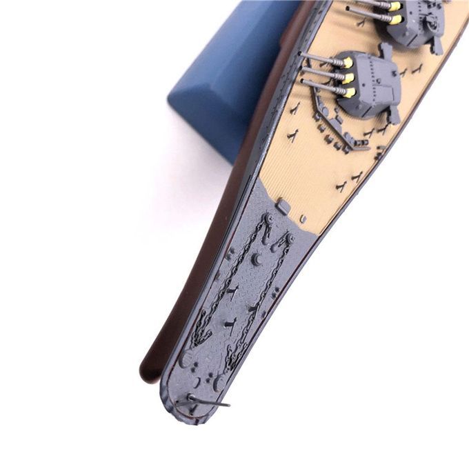 1/1000 Japanese Battleship Model Ship Alloy Hull For Adult Decoration