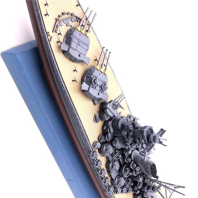 1/1000 Japanese Battleship Model Ship Alloy Hull For Adult Decoration