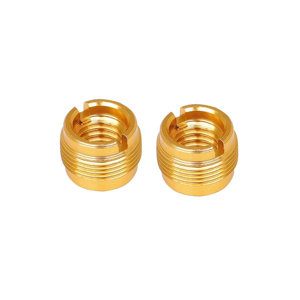 2pcs Microphone Mic Screw Nut Thread Adaptor 3/8" To 5/8"