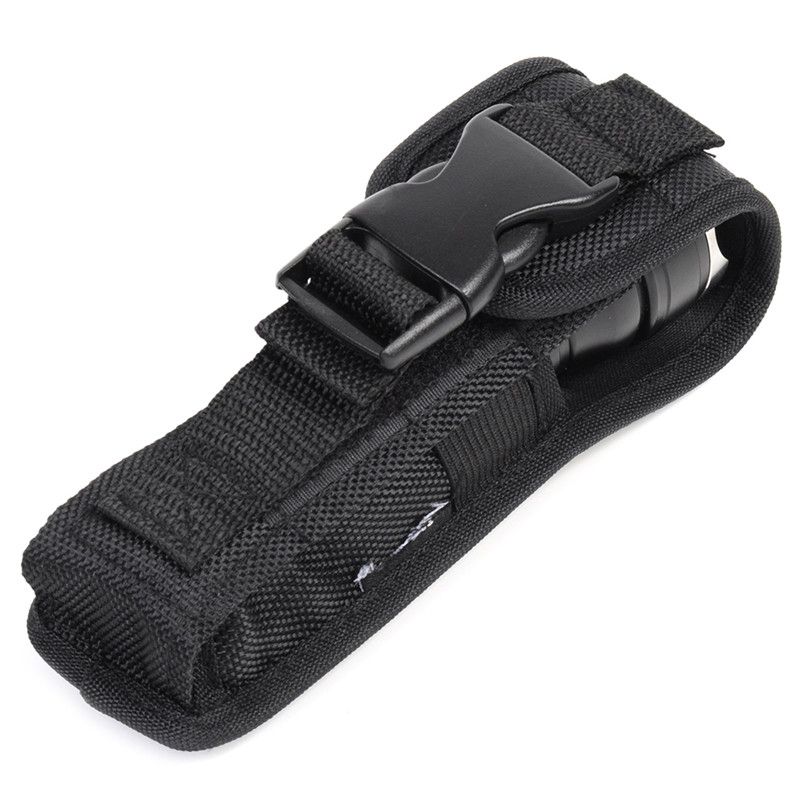 Outdoor Hunting  Flashlight Pouch Nylon Combat Electronic Torch Waist Bag Small Size Portable Flashlight