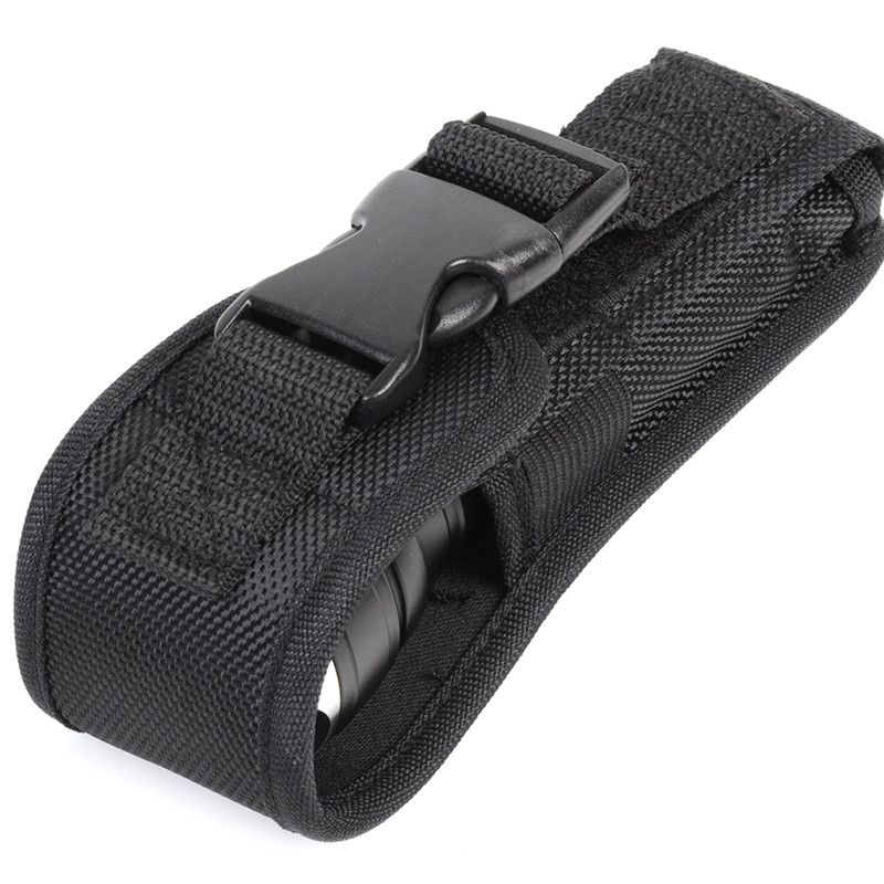 Outdoor Hunting  Flashlight Pouch Nylon Combat Electronic Torch Waist Bag Small Size Portable Flashlight