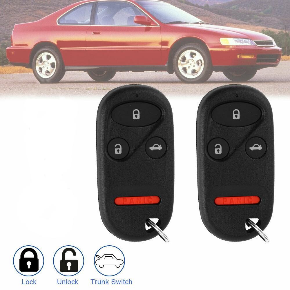 2Pcs Car Keyless Remote Fob KOBUTAH2T for Honda Accord