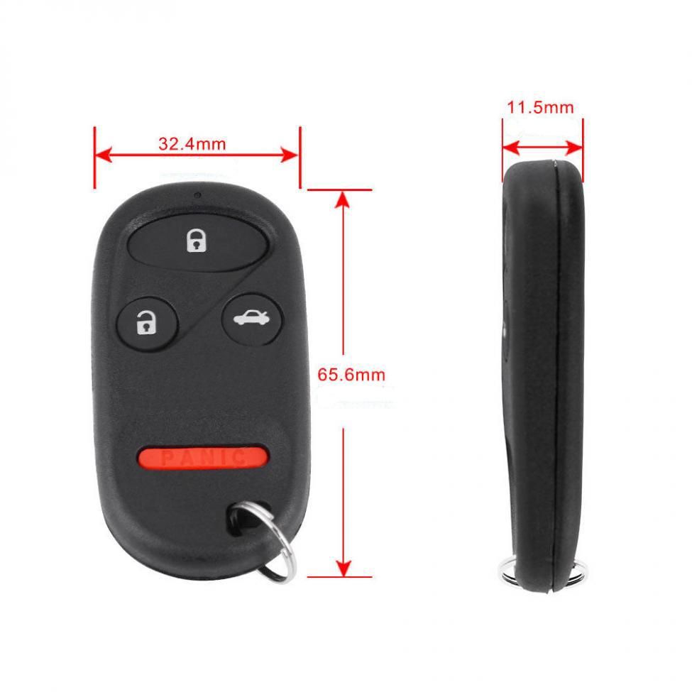 2Pcs Car Keyless Remote Fob KOBUTAH2T for Honda Accord