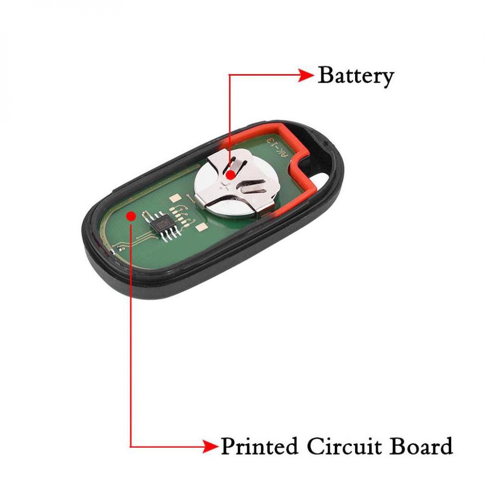 2Pcs Car Keyless Remote Fob KOBUTAH2T for Honda Accord
