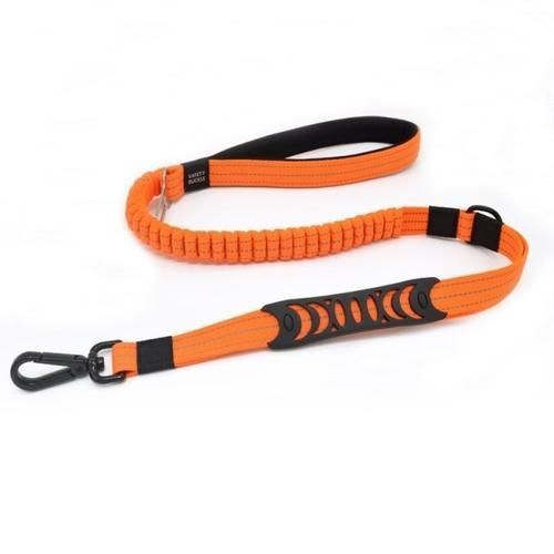 Multifunctional Heavy Duty Bungee Dog Leash Reflective Shock Absorbing Training Leash 2 Traffic Handle Dog Car Seat Belt