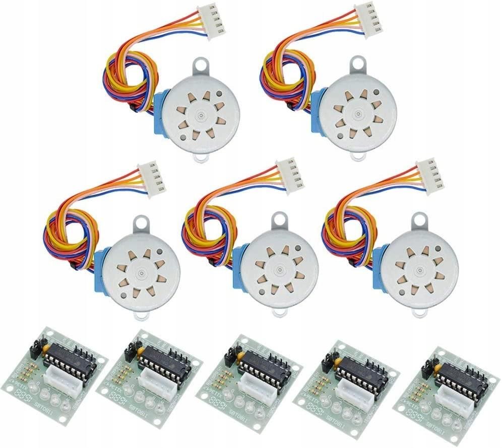 5-Set 12V 28BYJ-48 Stepper motor ULN2003 Stepper motor drive test module board