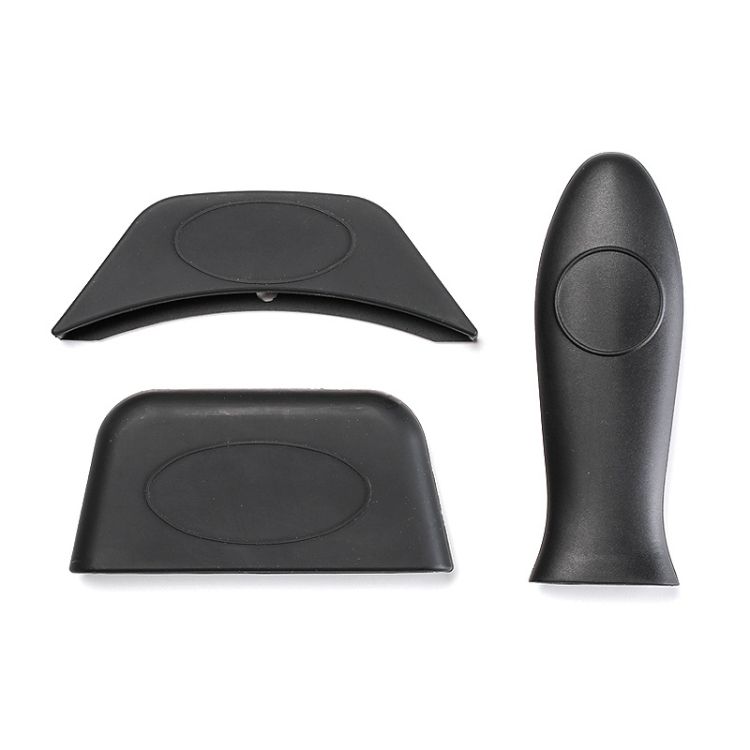 3 PCS / Set Black Silicone Insulation Pad