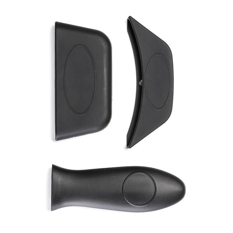 3 PCS / Set Black Silicone Insulation Pad