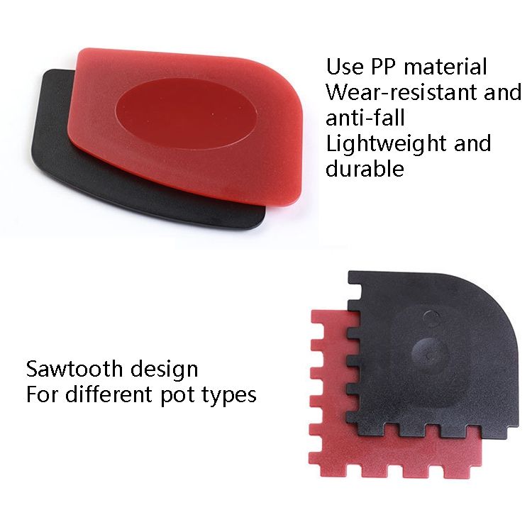 3 PCS / Set Black Silicone Insulation Pad