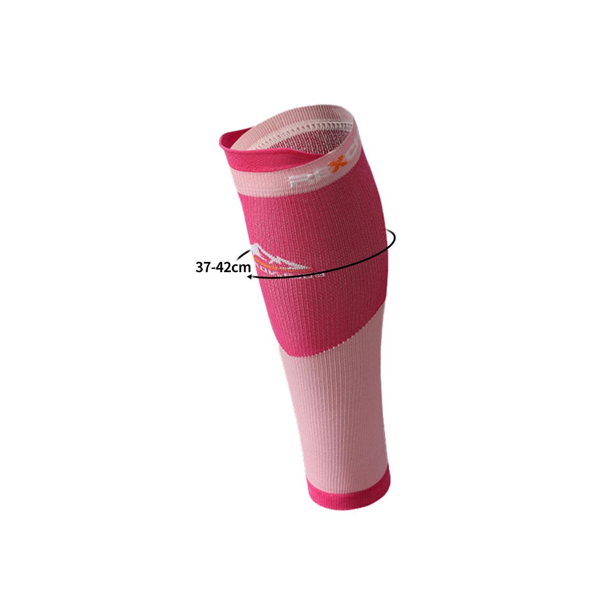 1 Pair Leg Sleeves Cycling Shock Absorption Leg Sleeves Rose Red