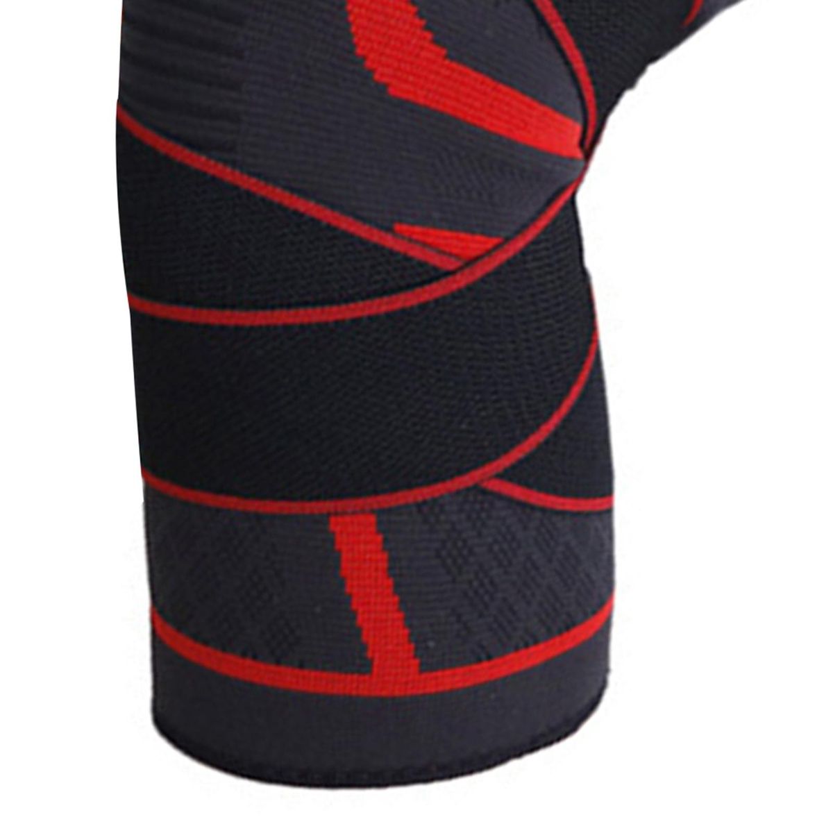 1 Set Sports Knee Compression Support Knee with Strap Red
