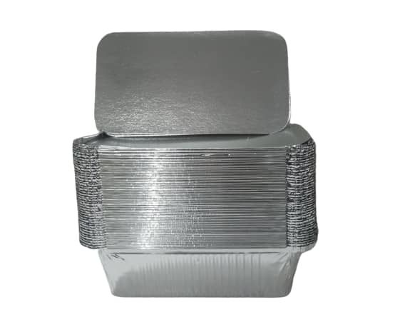 100 Pieces Disposable Aluminum Foil Plates