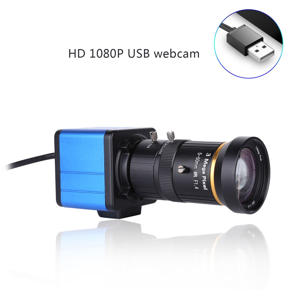 1080P HD Camera Computer Camera Webcam 2 Megapixels 10X