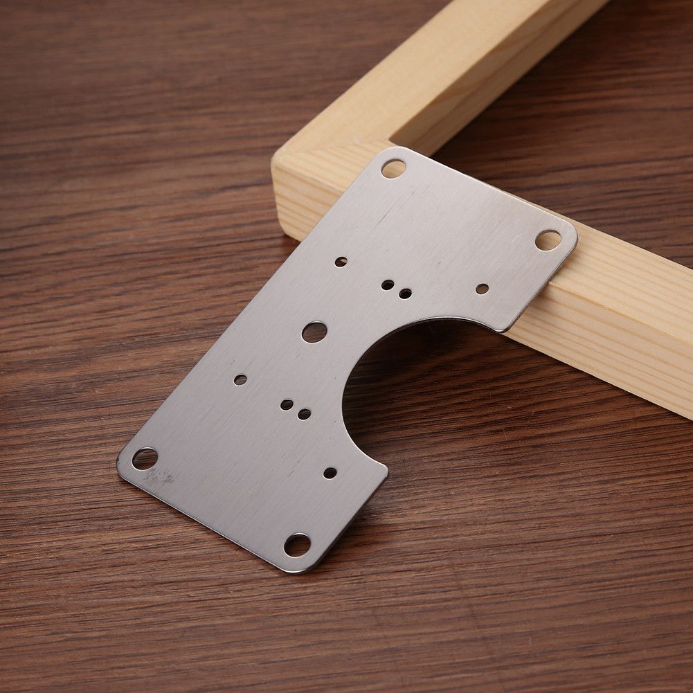 1/4/10pcs Stainless Steel Hinge Fixing Plate For Cabinet Door Repair Kitchen Hinge Fixing Plate Cabinet Door Hinges For Kitchen
