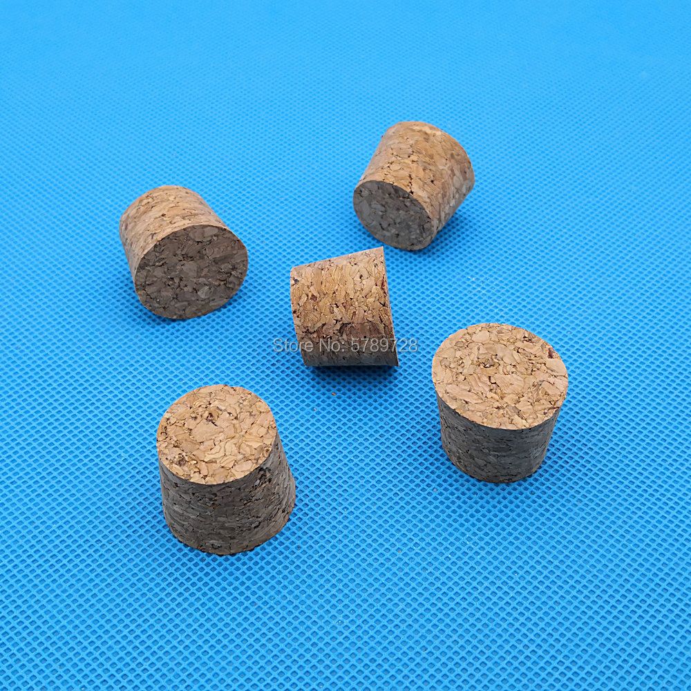 50pcs Top DIA 1m To 39mm Wood Cork Lab Test Plug Essential