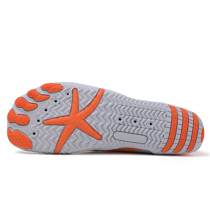 Men's Fitness Shoes Quick Dry Shoes Swimming Shoes Orange