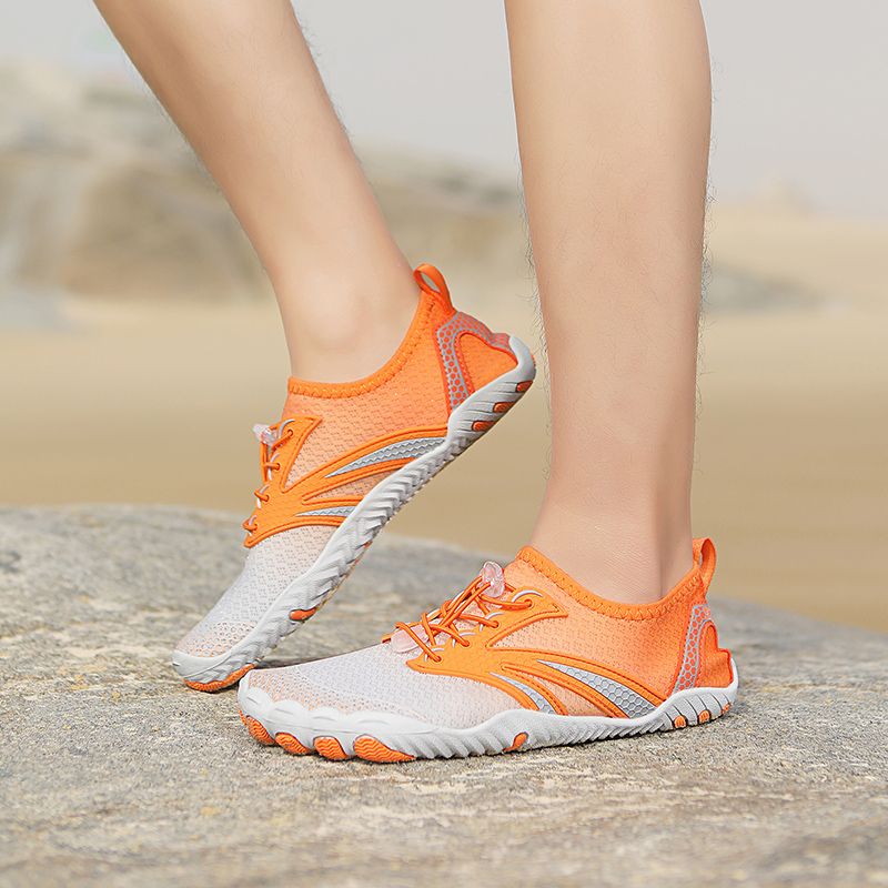 Men's Fitness Shoes Quick Dry Shoes Swimming Shoes Orange