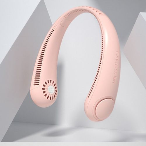 Hanging Small Neck Fan Usb Charging Leafless Electric Fan