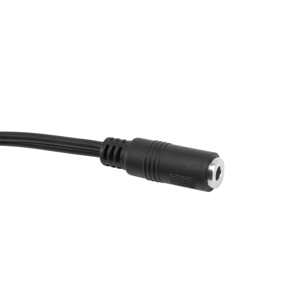 3.5mm Mini 1/8 inch TRS Stereo Female Jack to Dual 1/4 6.35mm Male Plug Mono TS Right Angle Audio Adapter Y Splitter Cable