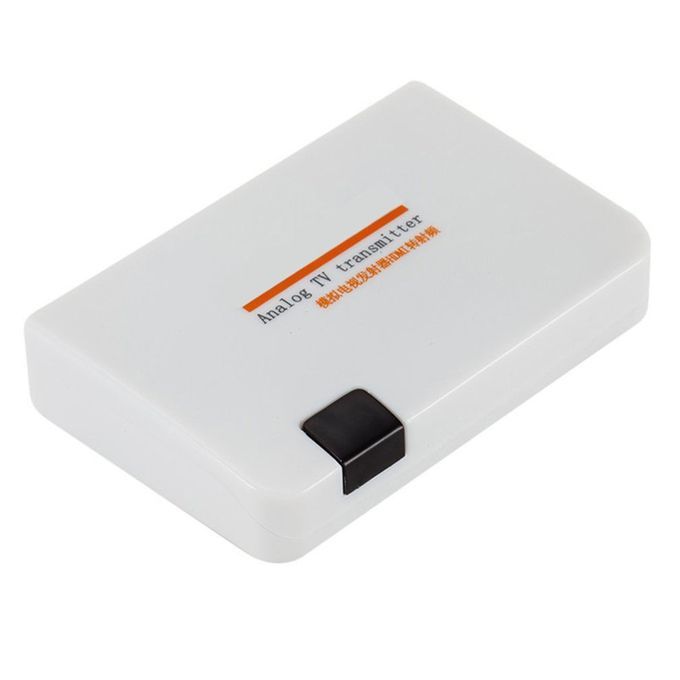 High HD Through A Large Screen Typrojector Hdmi To Rf Coaxial Converter Box-black-