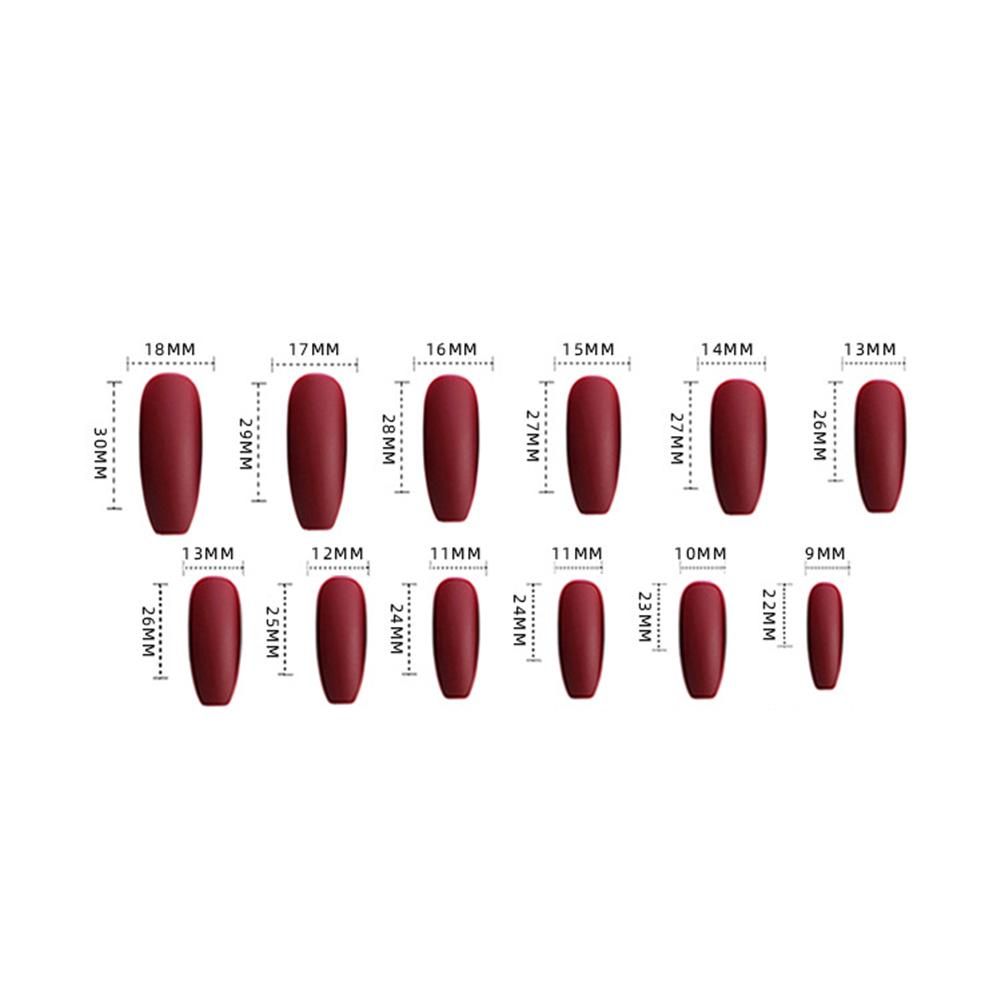 24pcs Blue False Nails Sweet Short Press On Nail Elegant