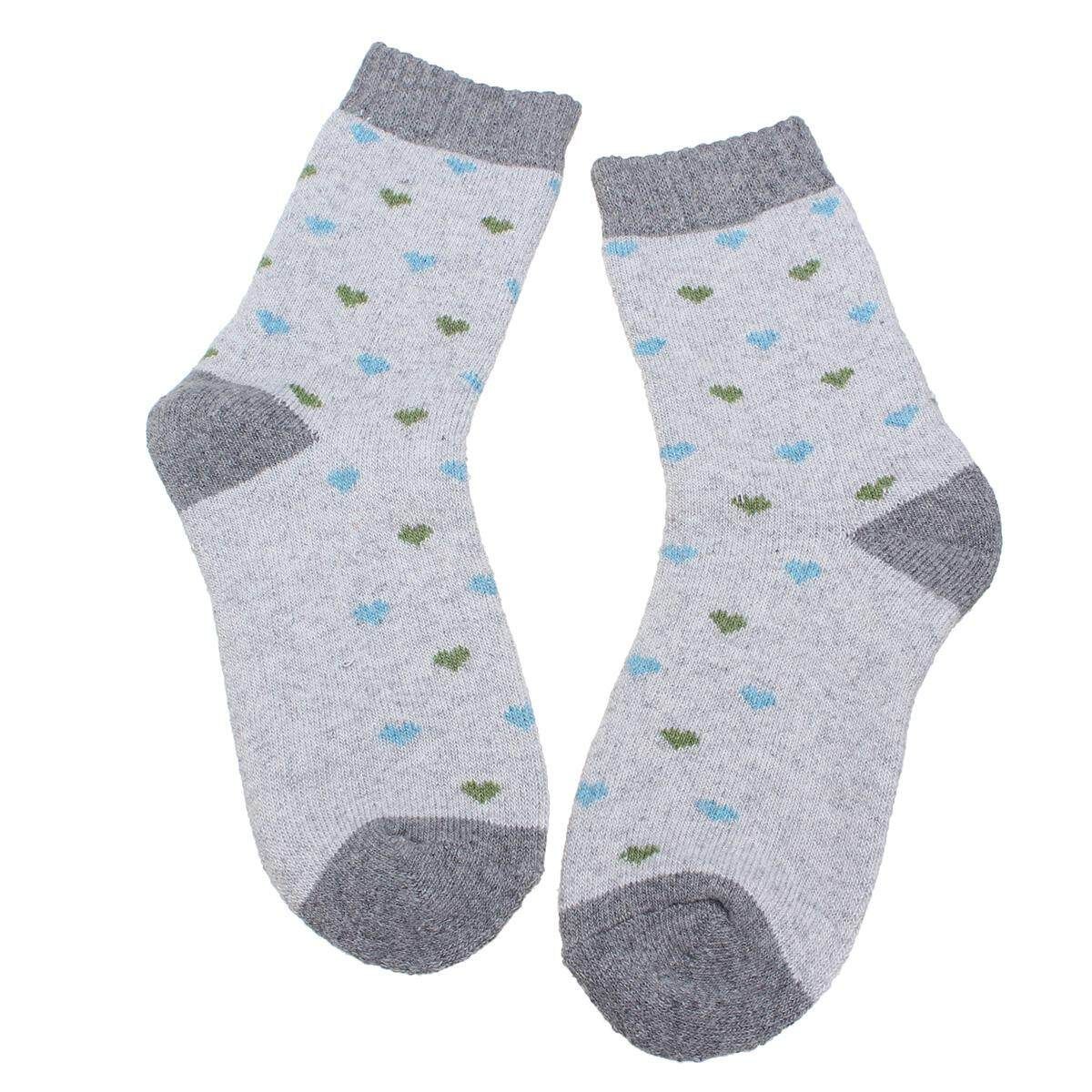 Specials Winter Models Wool Socks Love Models Thick Warm Ladies Rabbit Wool Socks Light Grey