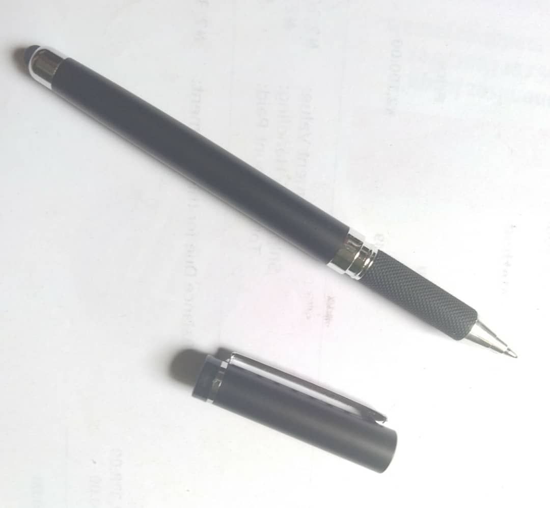Blue Ink Stylus Pen - Black