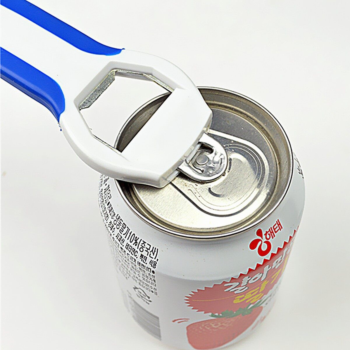 4 In 1 Handy Can Bottle Cap Canning Lid Tab Opener Comfort Grip Kitchen