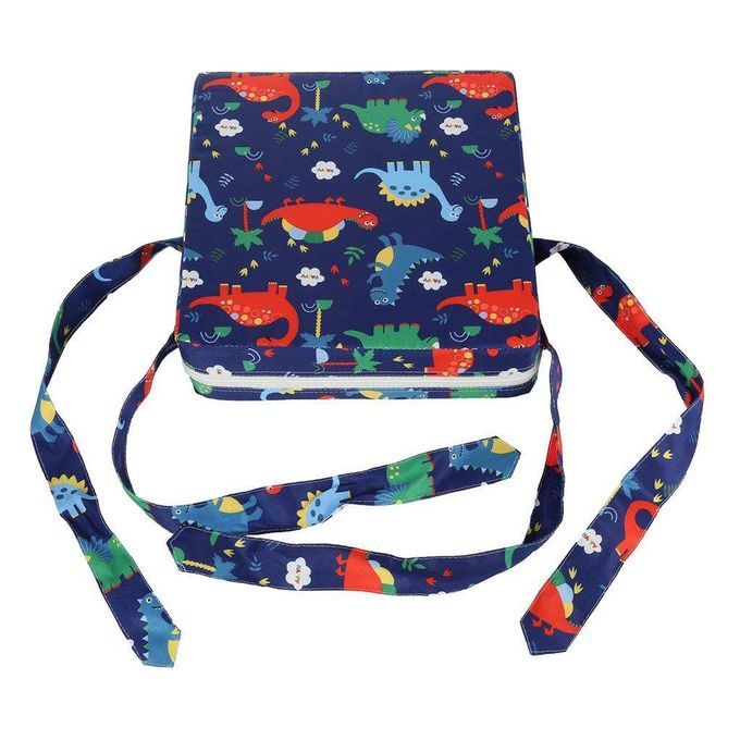 Kids Dining Chair Square Booster Seat Cushion - Baby Toddler High Blue