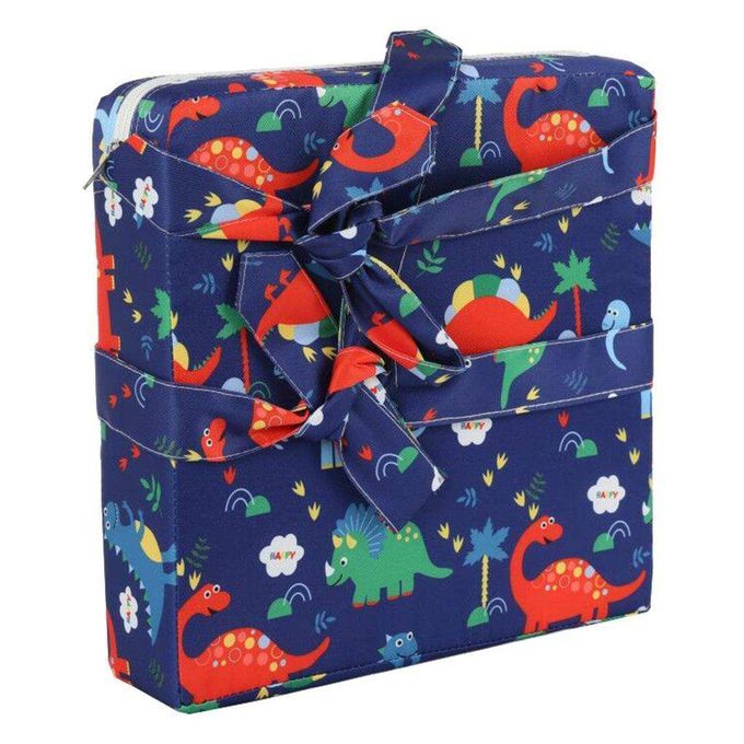 Kids Dining Chair Square Booster Seat Cushion - Baby Toddler High Blue
