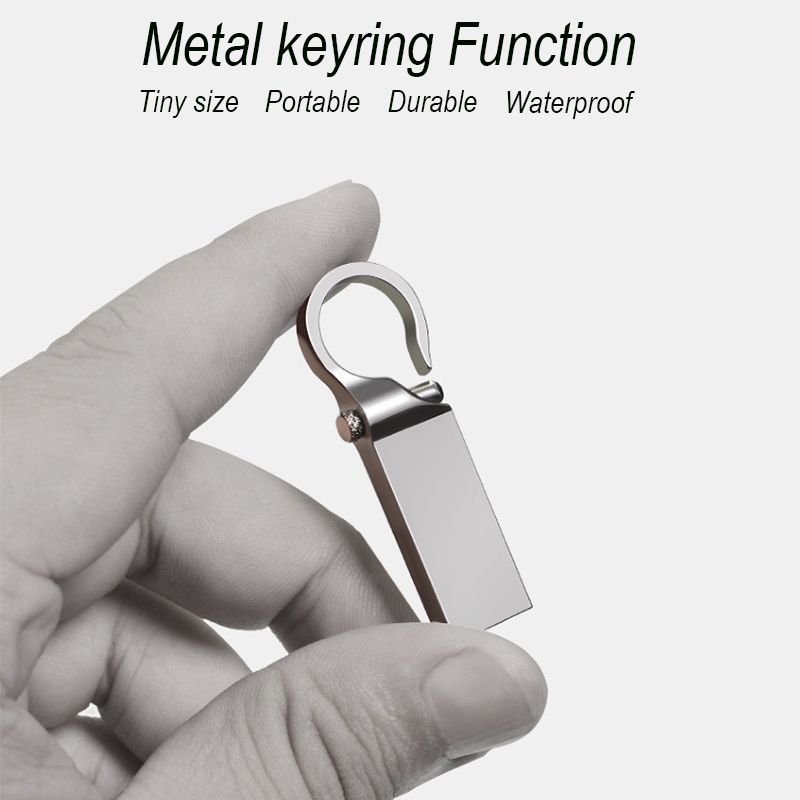 128 GB Metal  Usb Flash Drive  Adapter Cable  2 In 1 Set