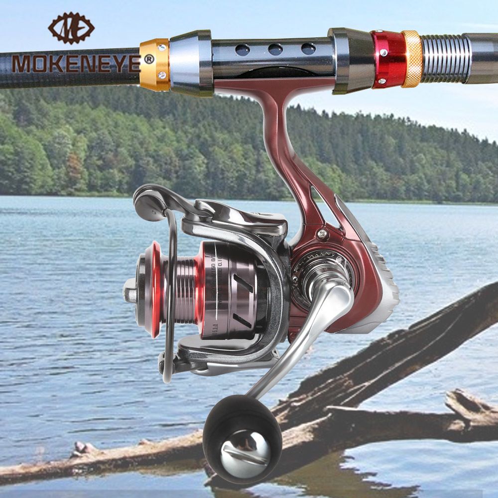 15kg Max Drag 5.2:1 Gear Ratio Fishing Spinning Wheel High