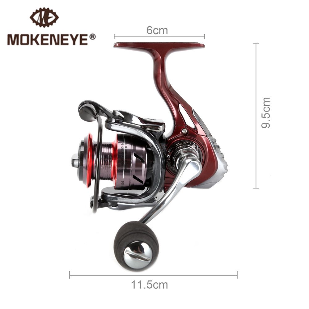 15kg Max Drag 5.2:1 Gear Ratio Fishing Spinning Wheel High
