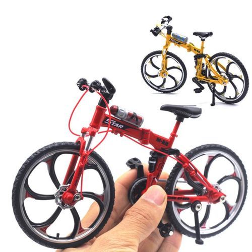1/10 Scale Simulation Alloy Mini MTB Racing Bike-Yellow