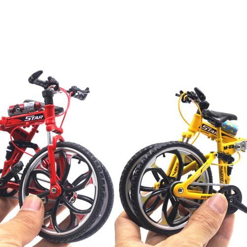 1/10 Scale Simulation Alloy Mini MTB Racing Bike-Yellow