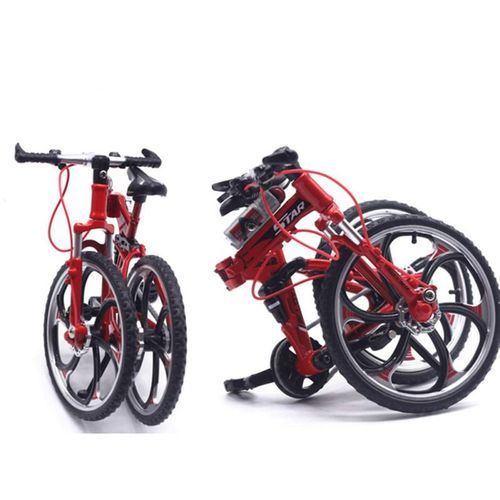 1/10 Scale Simulation Alloy Mini MTB Racing Bike-Yellow