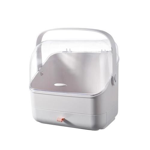 Large Capacity Cosmetic Storage Box Waterproof Dustproof Bathroom Desktop Beauty Makeup Organizer Jewelry Makeup Container