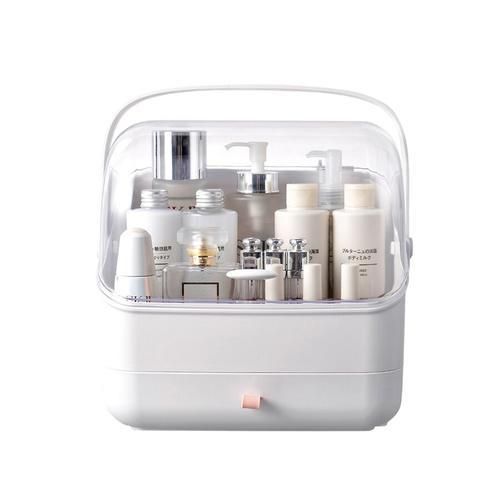 Large Capacity Cosmetic Storage Box Waterproof Dustproof Bathroom Desktop Beauty Makeup Organizer Jewelry Makeup Container