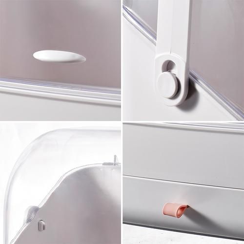 Large Capacity Cosmetic Storage Box Waterproof Dustproof Bathroom Desktop Beauty Makeup Organizer Jewelry Makeup Container