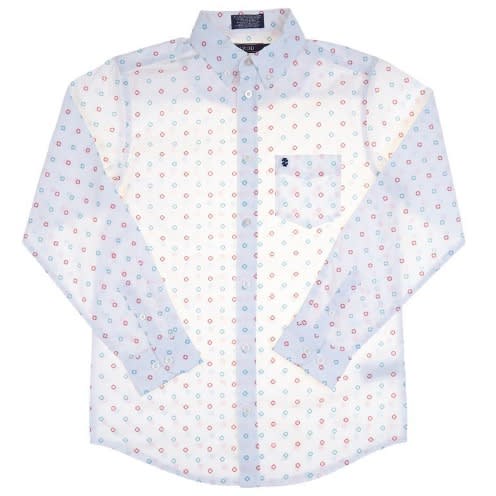 Boy's Long Sleeve Shirt - White