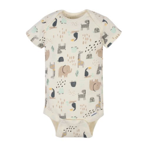 Organic Cotton Baby Unisex Bodysuit - 3 Packs