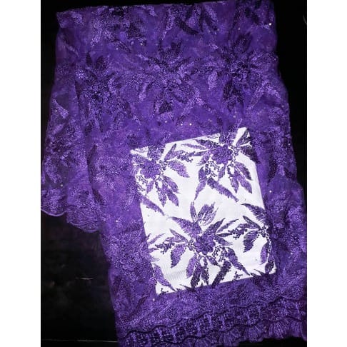Lace - Purple - 4 Yards