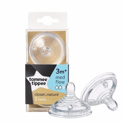 Closer To Nature Easi-vent Medium Flow Bottle Teat - 3m+