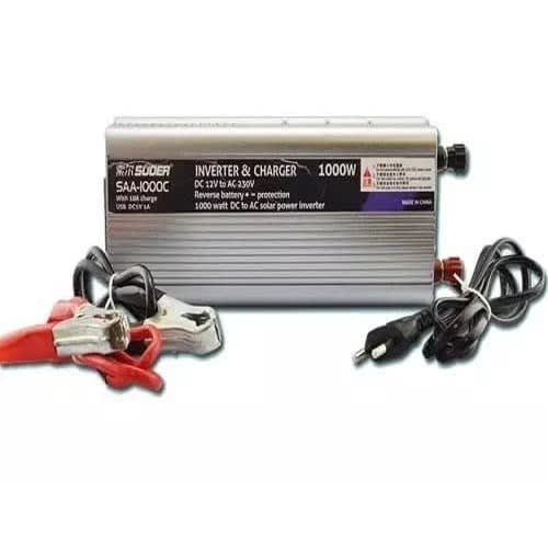 Suoer 1000w Inverter And Inbuilt Charger 10a