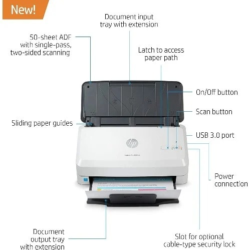 Scanjet Pro 2000 S2 Sheet-Feed Scanner  - 6fw06a
