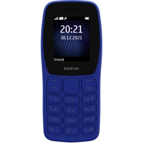 105 Africa Edition - 1.77" QQVGA - Dual SIM -  4MB ROM - 4MB RAM - FM Wireless - 800mAh - Blue