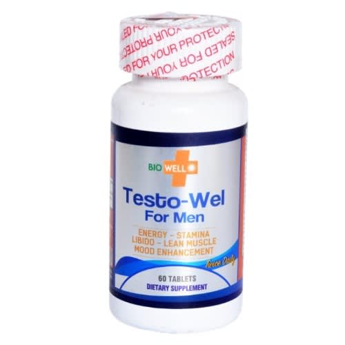 Bio Wel - Testowel For Men - Male Fertility And Vitality Supplement - 60 Tablets