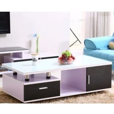 J Best  Living Room Center Table - Black And White