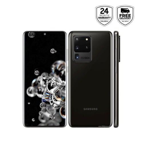 Galaxy S20 Ultra-black- 6.9-inch (12gb 128gb Rom) Android 10.0(108mp+48mp+12mp+0.3mp)+(40m