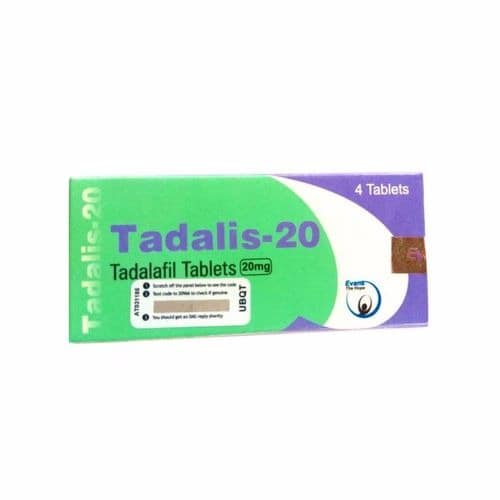 Tadalis - 20mg For Erectile Dysfunction & Hard Erection
